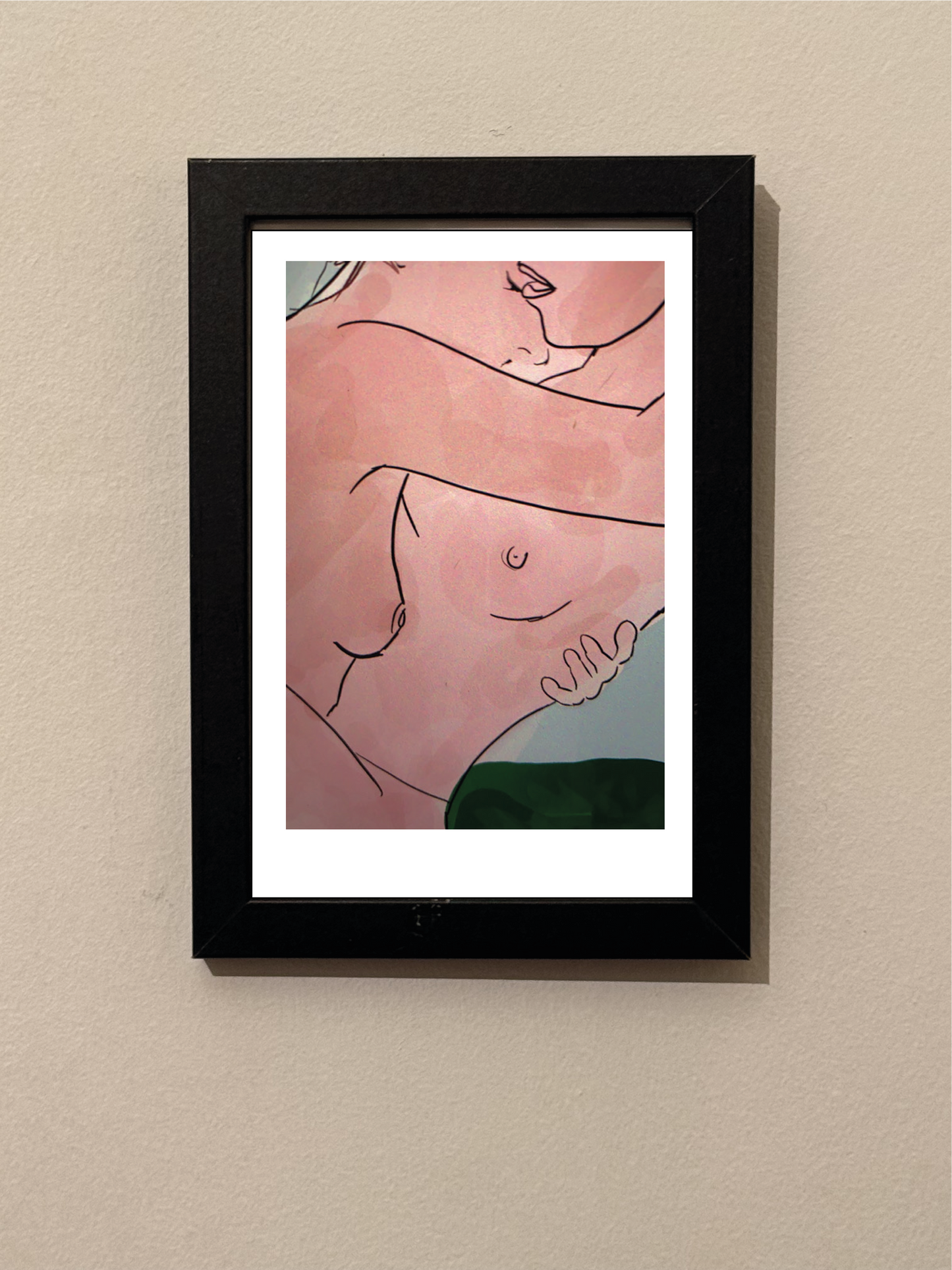 Print - Small framed, signed by artist